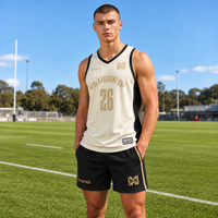 Thumbnail for M10's Tournament Ascend Men's Basketball Singlet